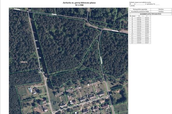 DĖL JURBARKO MIESTO KALNĖNŲ GATVĖS GEOGRAFINIŲ CHARAKTERISTIKŲ PAKEITIMO 