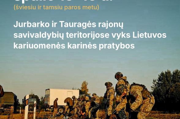 DÉL ORGANIZUOJAMŲ PRATYBŲ